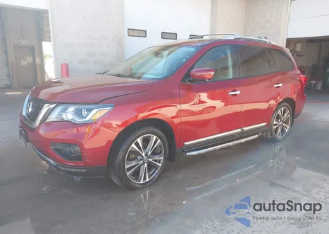 2018 Nissan Pathfinder Platinum из США, поврежденный, VIN 5N1DR2MM7JC652061